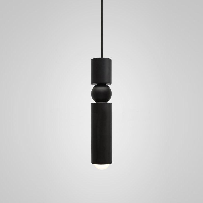 Fulcrum Modern Cylindrical LED Pendant Light Adjustable Hanging Ceiling Fixture