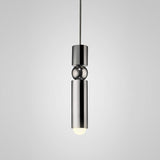 Fulcrum Modern Cylindrical LED Pendant Light Adjustable Hanging Ceiling Fixture