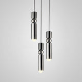 Fulcrum Modern Cylindrical LED Pendant Light Adjustable Hanging Ceiling Fixture