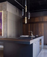 Fulcrum Modern Cylindrical LED Pendant Light Adjustable Hanging Ceiling Fixture