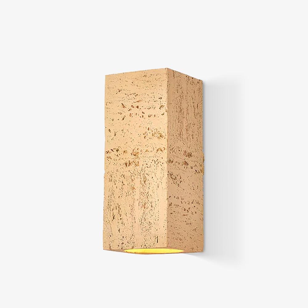 Geometric Brick Design LED Wall Lamp Set for Contemporary Interior Decoration