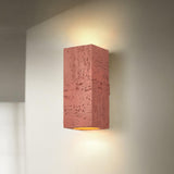 Geometric Brick Design LED Wall Lamp Set for Contemporary Interior Decoration