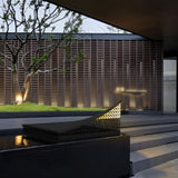 Geometric Pattern Outdoor Landscape Decorative Light Waterproof Stainless Steel Garden Lantern