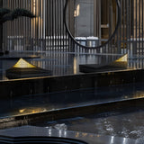 Geometric Pattern Outdoor Landscape Decorative Light Waterproof Stainless Steel Garden Lantern