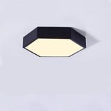 Modern Hexagonal LED Flush Mount Ceiling Light for Bedroom and Living Room