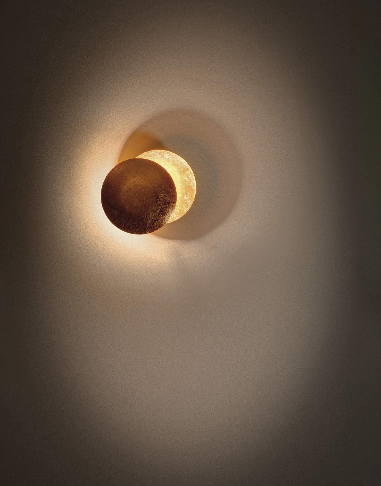 Giorgio Adjustable Disc Wall Lamp Modern LED Indirect Sconce Lighting for Bedroom and Hallway