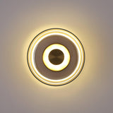 Glimmera Modern Glass and Brass LED Wall Sconce Ambient Indoor Light Fixture
