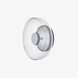 Glimmera Modern Glass and Brass LED Wall Sconce Ambient Indoor Light Fixture