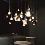 Glo Modern Glass Globe Pendant Light with Metallic Finish for Interior Lighting
