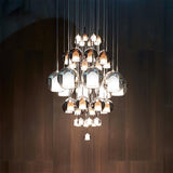 Glo Modern Glass Globe Pendant Light with Metallic Finish for Interior Lighting