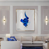 Gold Frosted Glass Tube Wall Sconce Modern 1 Light G4 Warm White Indoor Lighting for Bedroom Hallway