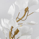Gold Ginkgo Biloba Leaf Wall Sconce Nordic Modern 3 Color Dimming Light Fixture