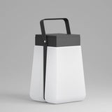Gray Waterproof Outdoor Solar Garden Lantern Portable Stainless Steel LED Landscape Light