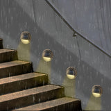 Half Moon Waterproof LED Step Lights for Outdoor Decks and Low Voltage Landscape Paths