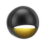 Half Moon Waterproof LED Step Lights for Outdoor Decks and Low Voltage Landscape Paths