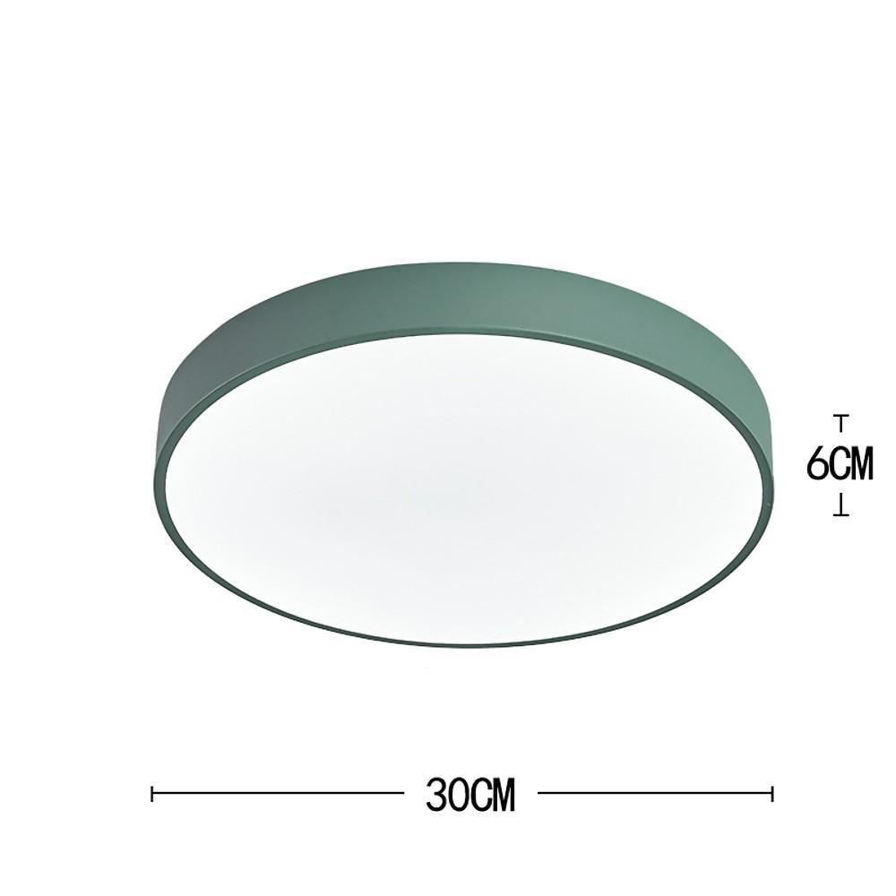 Modern Ultra Thin Round LED Flush Mount Ceiling Light for Contemporary Bedroom and Living Room