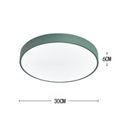 Modern Ultra Thin Round LED Flush Mount Ceiling Light for Contemporary Bedroom and Living Room