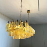 handcrafted-amber-murano-poliedri-glass-chandelier-luxury-rectangular-lighting-fixture