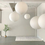 Handcrafted Japanese Mulberry Paper Pendant Swag Light Minimalist Rice Paper Lantern