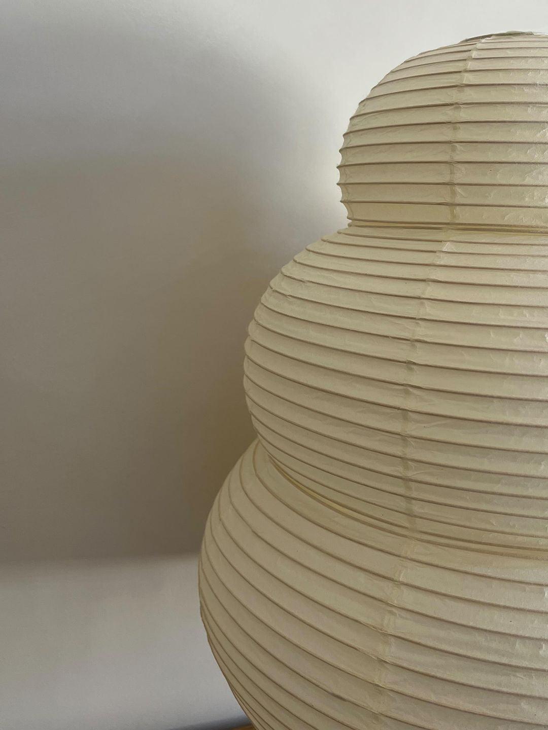 Handcrafted Japanese Style Rice Paper 24N Pendant Light White Washi Paper Ceiling Lamp