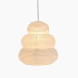 Handcrafted Japanese Style Rice Paper 24N Pendant Light White Washi Paper Ceiling Lamp