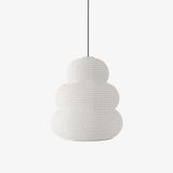 Handcrafted Japanese Style Rice Paper 24N Pendant Light White Washi Paper Ceiling Lamp