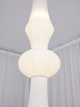Handcrafted Japanese Washi Paper Pendant Light Mulberry Bark Ceiling Hanging Fixture
