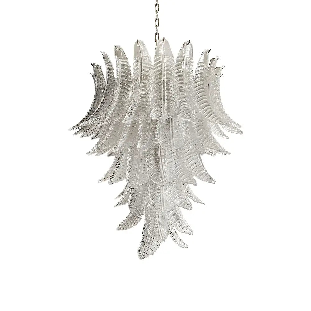 handcrafted-murano-glass-felci-chandelier-with-transparent-petals-for-luxury-living-room