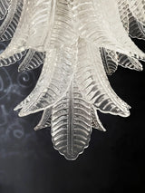 handcrafted-murano-glass-felci-chandelier-with-transparent-petals-for-luxury-living-room