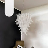 handcrafted-murano-glass-felci-chandelier-with-transparent-petals-for-luxury-living-room
