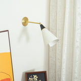 Handcrafted Petite Magari Wall Sconce Lighting with Beveled Edge Metal Shade