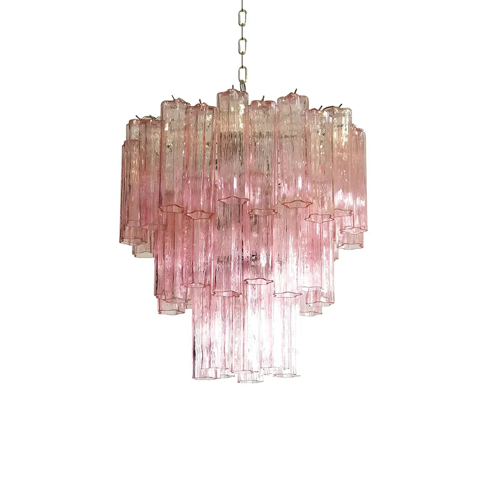 handcrafted-pink-murano-glass-tube-chandelier-for-modern-luxury-interior-lighting