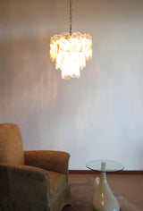 handcrafted-pink-murano-style-glass-chandelier-elegant-mid-century-modern-pendant-light