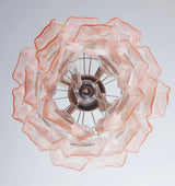 handcrafted-pink-murano-style-glass-chandelier-elegant-mid-century-modern-pendant-light
