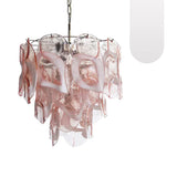 handcrafted-pink-murano-style-glass-chandelier-elegant-mid-century-modern-pendant-light