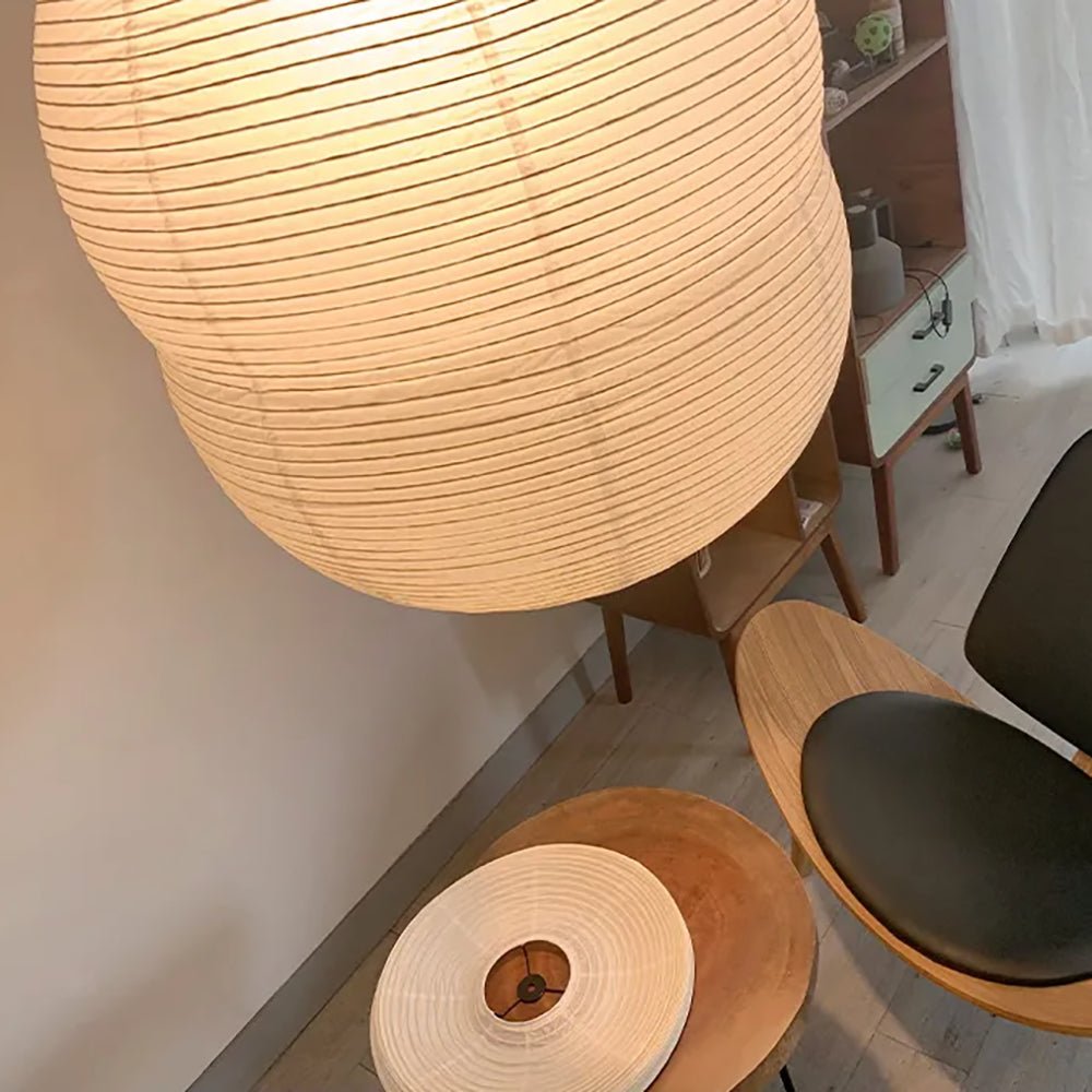 Handcrafted Washi Paper Mini Pendant Light Rice Paper Hanging Ceiling Lamp for Modern Homes