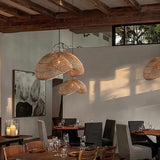 handcrafted-woven-rattan-wave-pendant-light-for-coastal-modern-living-room-lighting