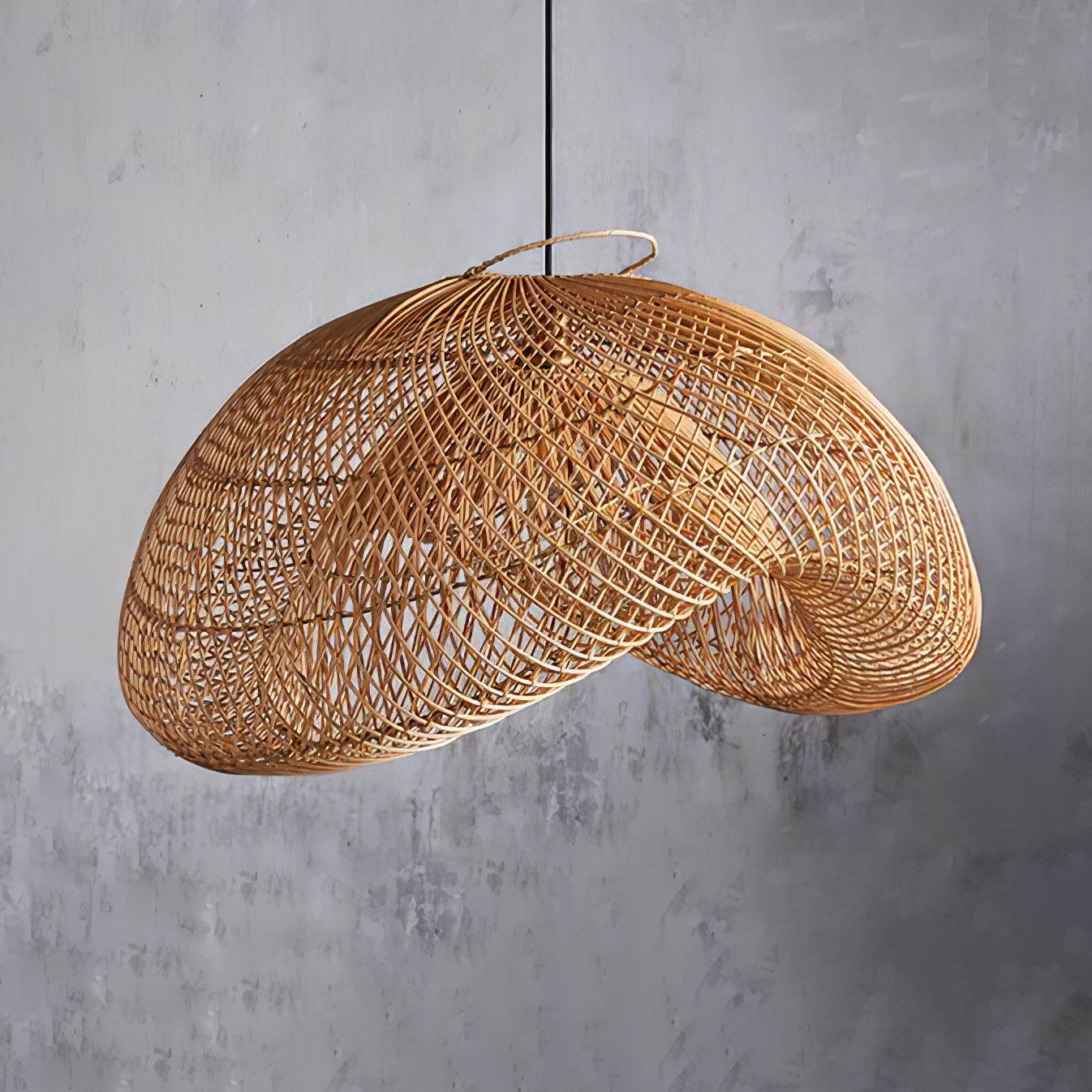 handcrafted-woven-rattan-wave-pendant-light-for-coastal-modern-living-room-lighting