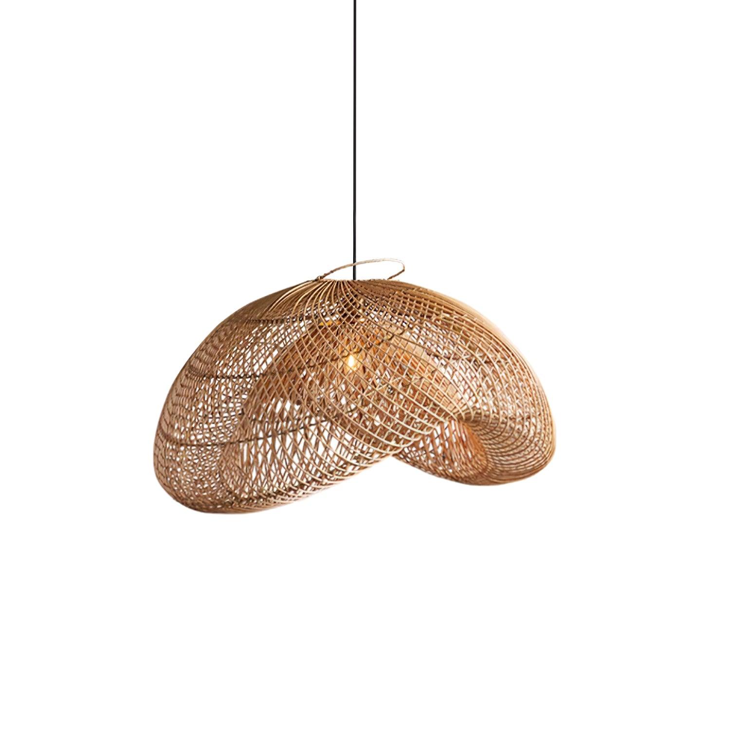 handcrafted-woven-rattan-wave-pendant-light-for-coastal-modern-living-room-lighting