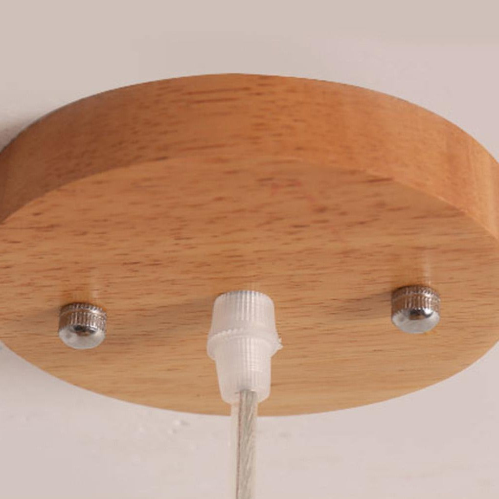 Handmade 3 Tiered Rustic Bamboo Woven Pendant Light Boho Chic Natural Wood Hanging Ceiling Lamp