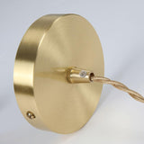 Handmade Porcelain Shell Pendant Light with Brass Fittings Ribbed Ceramic Hanging Lamp