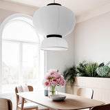 Handmade Rice Paper Lantern Pendant Light Contemporary Japanese Style Hanging Lamp