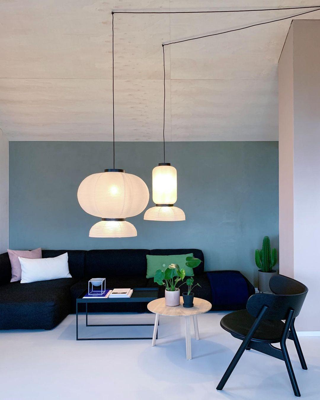Handmade Rice Paper Lantern Pendant Light Contemporary Japanese Style Hanging Lamp