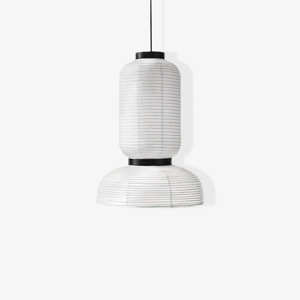 Handmade Rice Paper Lantern Pendant Light Contemporary Japanese Style Hanging Lamp