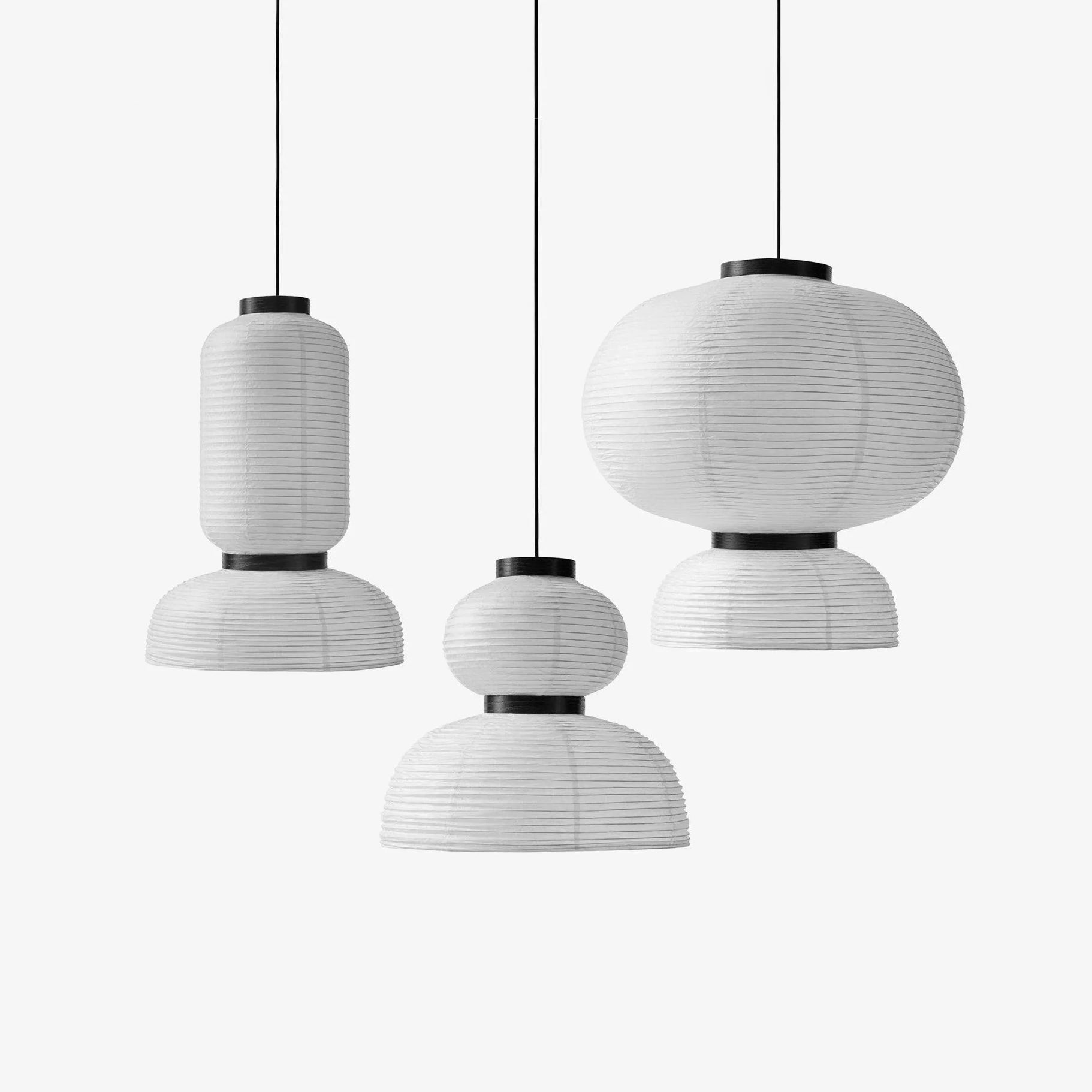 Handmade Rice Paper Lantern Pendant Light Contemporary Japanese Style Hanging Lamp