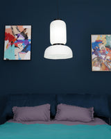 Handmade Rice Paper Lantern Pendant Light Contemporary Japanese Style Hanging Lamp