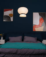 Handmade Rice Paper Lantern Pendant Light Contemporary Japanese Style Hanging Lamp