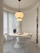 Handmade Rice Paper Lantern Pendant Light Contemporary Japanese Style Hanging Lamp