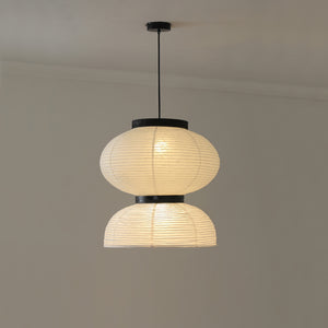 Handmade Rice Paper Lantern Pendant Light Contemporary Japanese Style Hanging Lamp