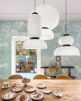 Handmade Rice Paper Lantern Pendant Light Contemporary Japanese Style Hanging Lamp